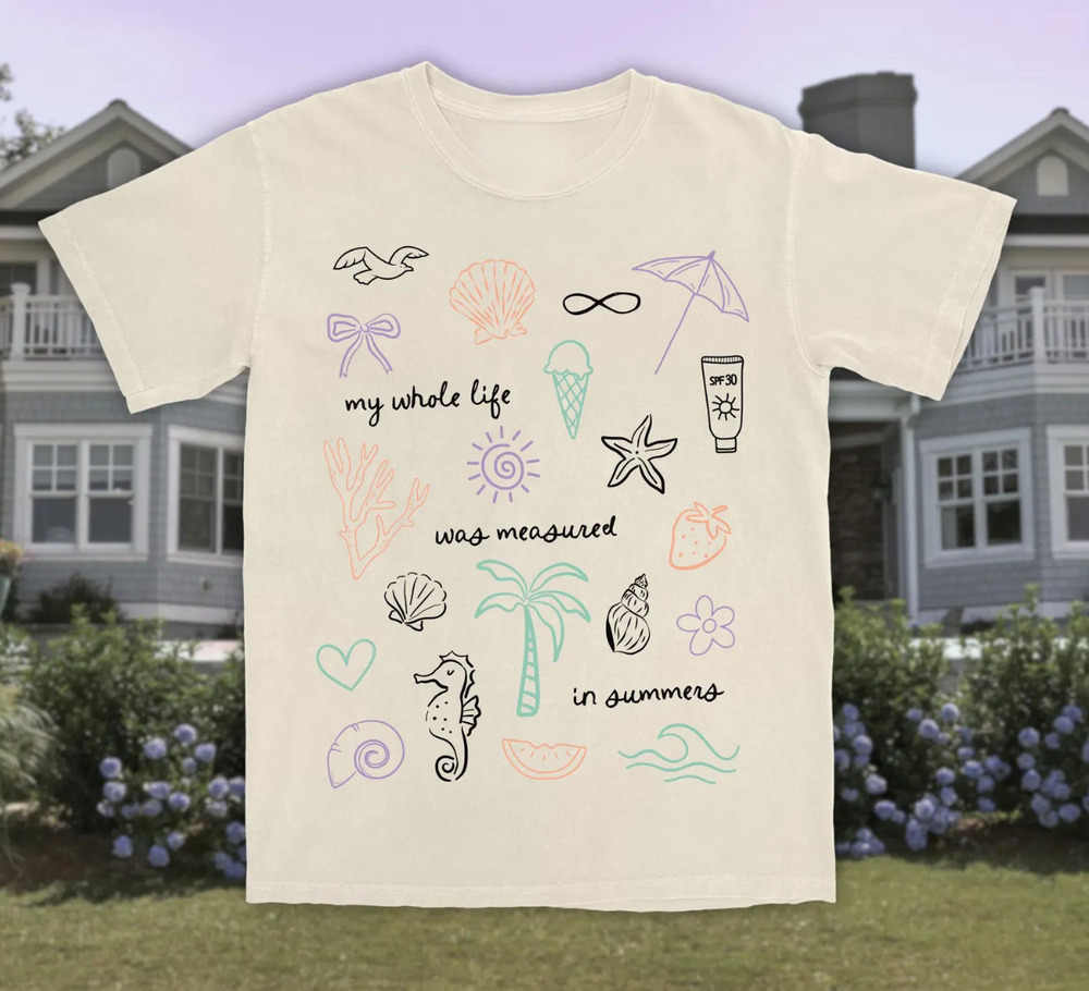Measured In Summers Tee Summer Beach Pretty Summer